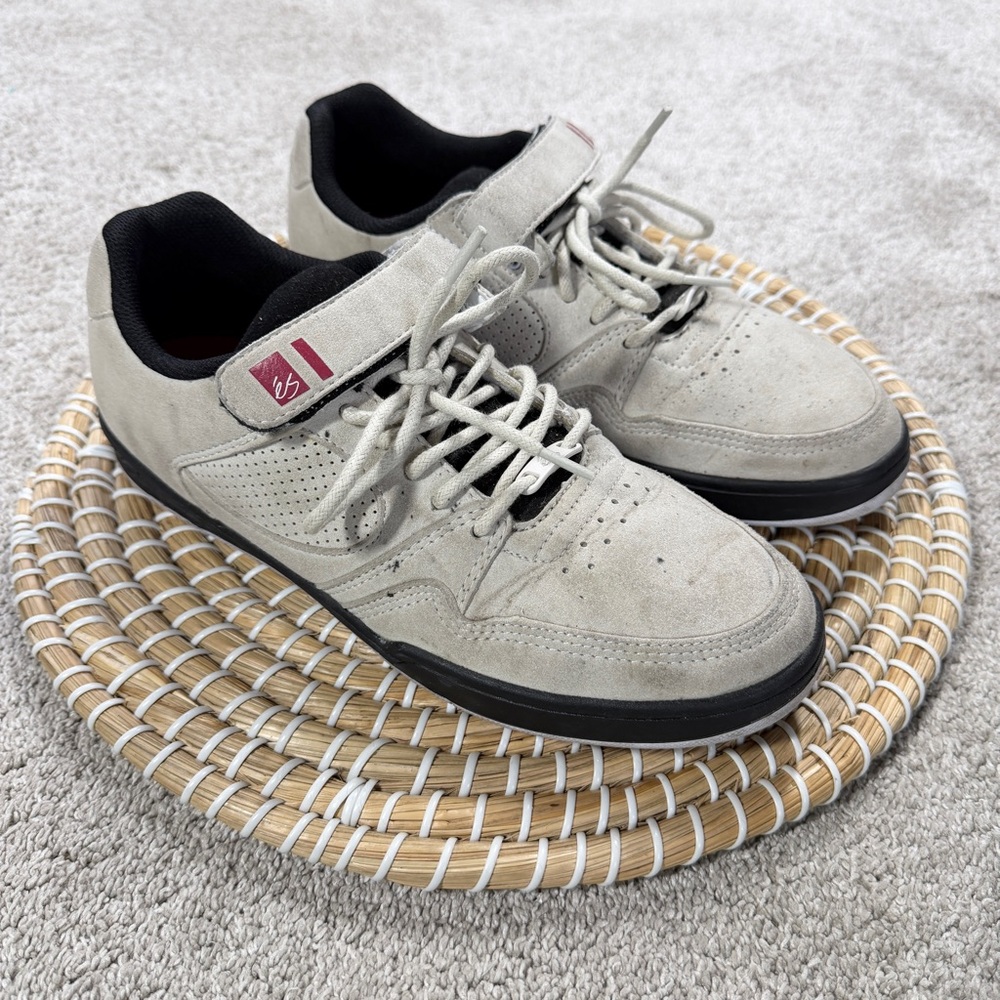 eS Accel Slim Plus 5101000166110 Men’s White Skate Inspired Sneakers Shoes 7.5